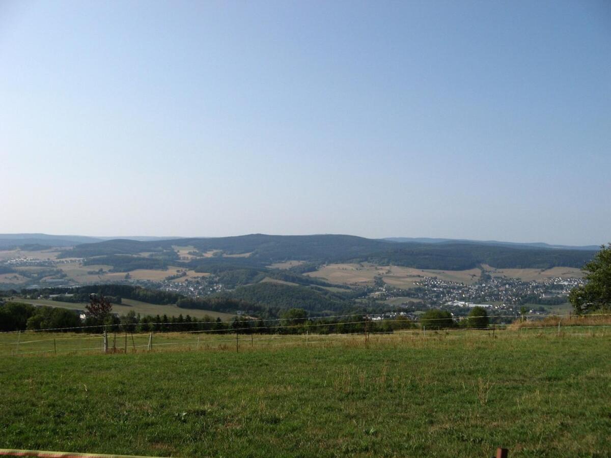 Am Balkon Des Erzgebirges Apartment Bernsbach Exterior foto