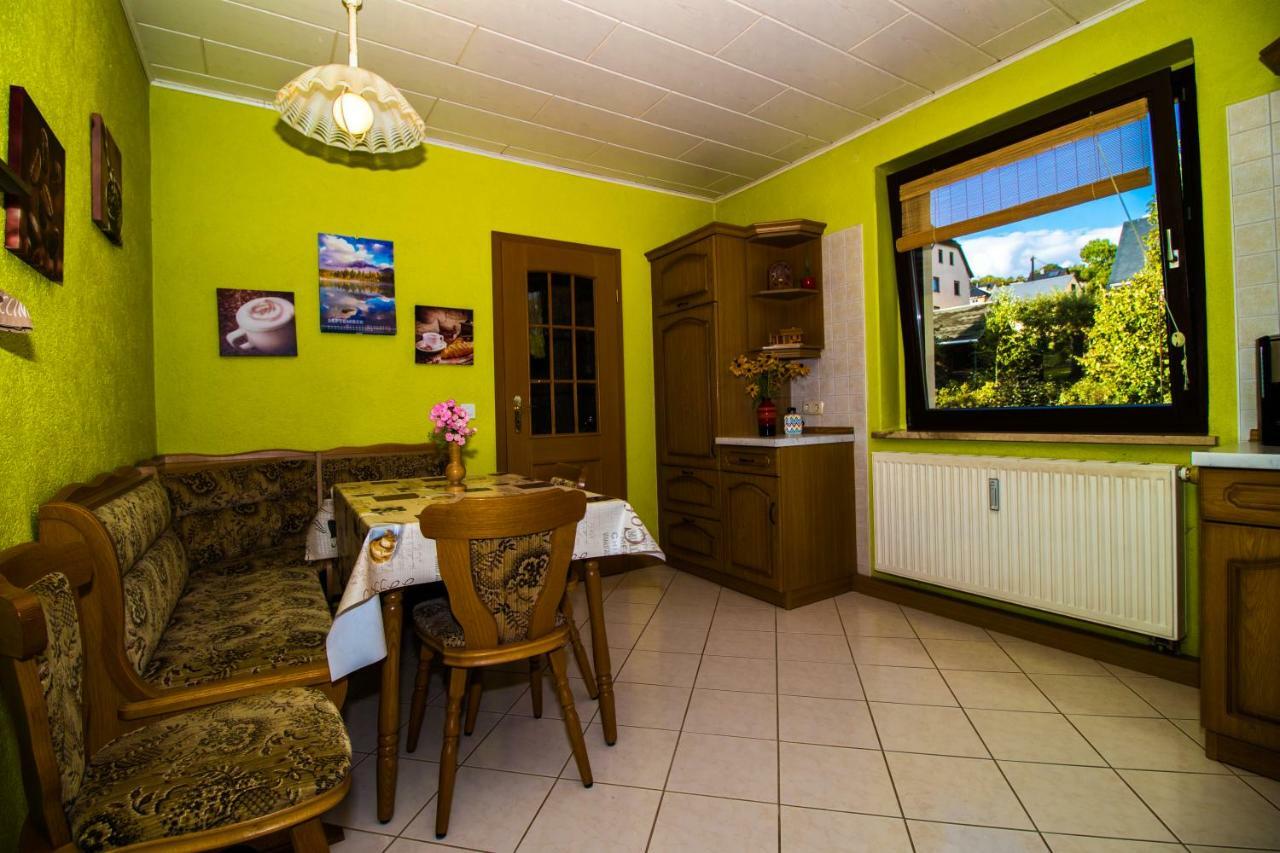 Am Balkon Des Erzgebirges Apartment Bernsbach Exterior foto